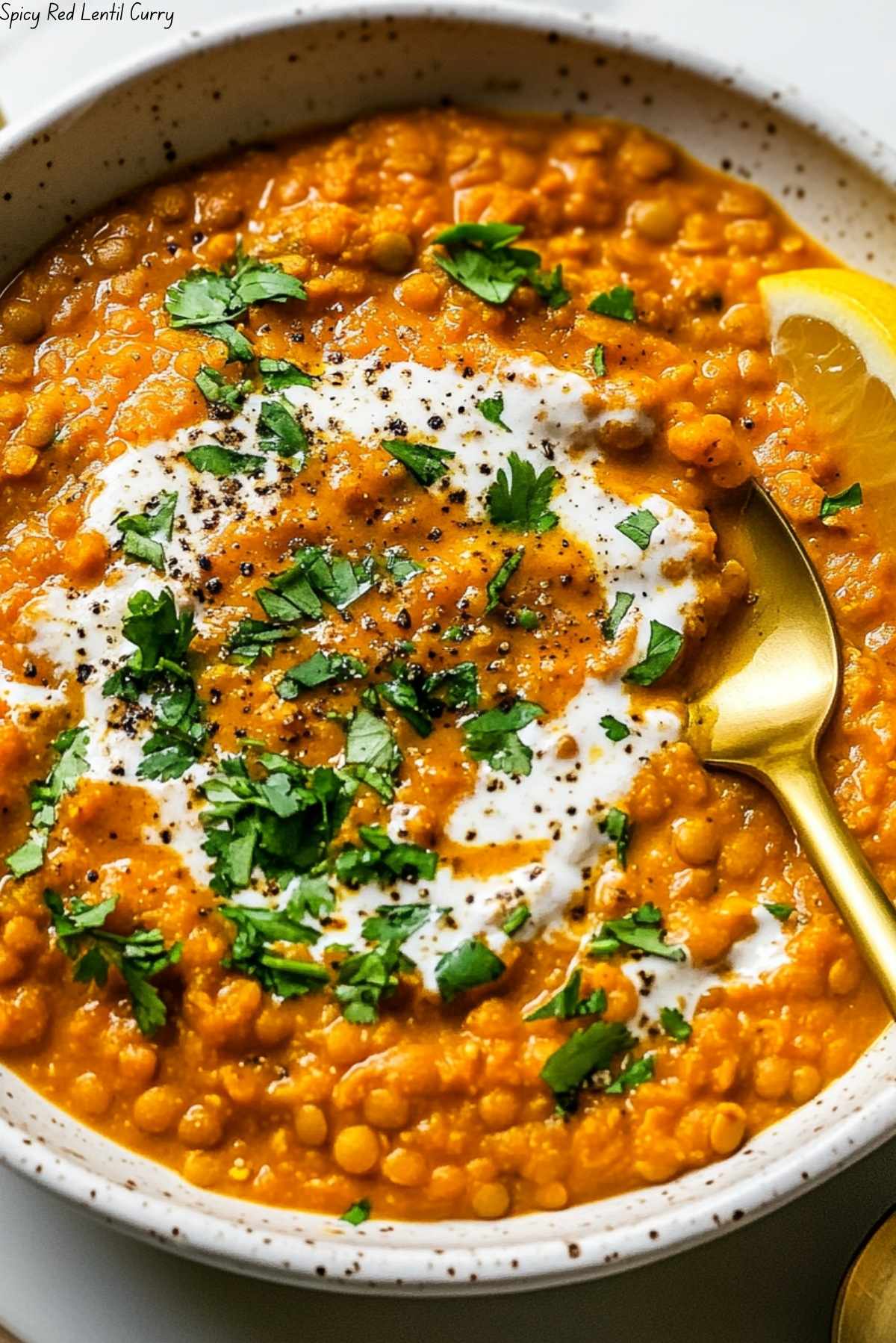 Spicy Red Lentil Curry
