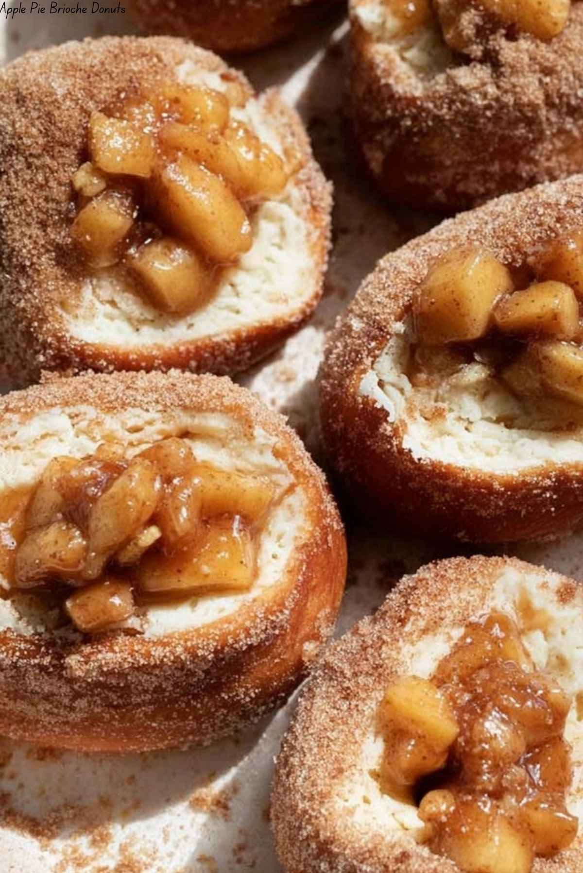 Apple Pie Brioche Donuts