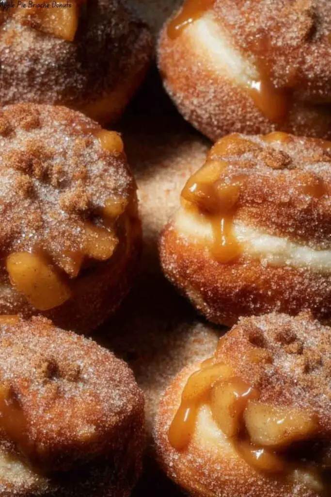 Apple Pie Brioche Donuts