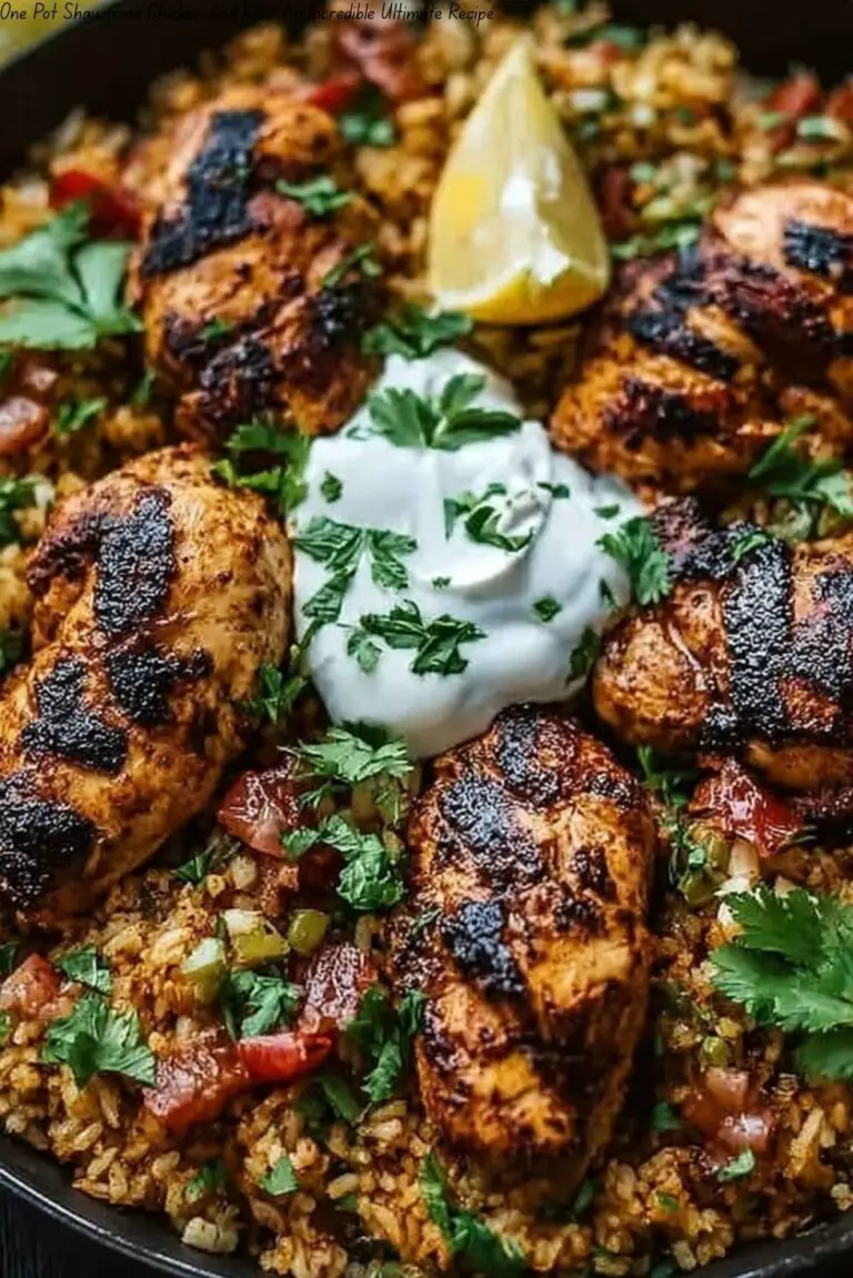One Pot Shawarma Chicken And Rice: An Incredible Ultimate Recipe