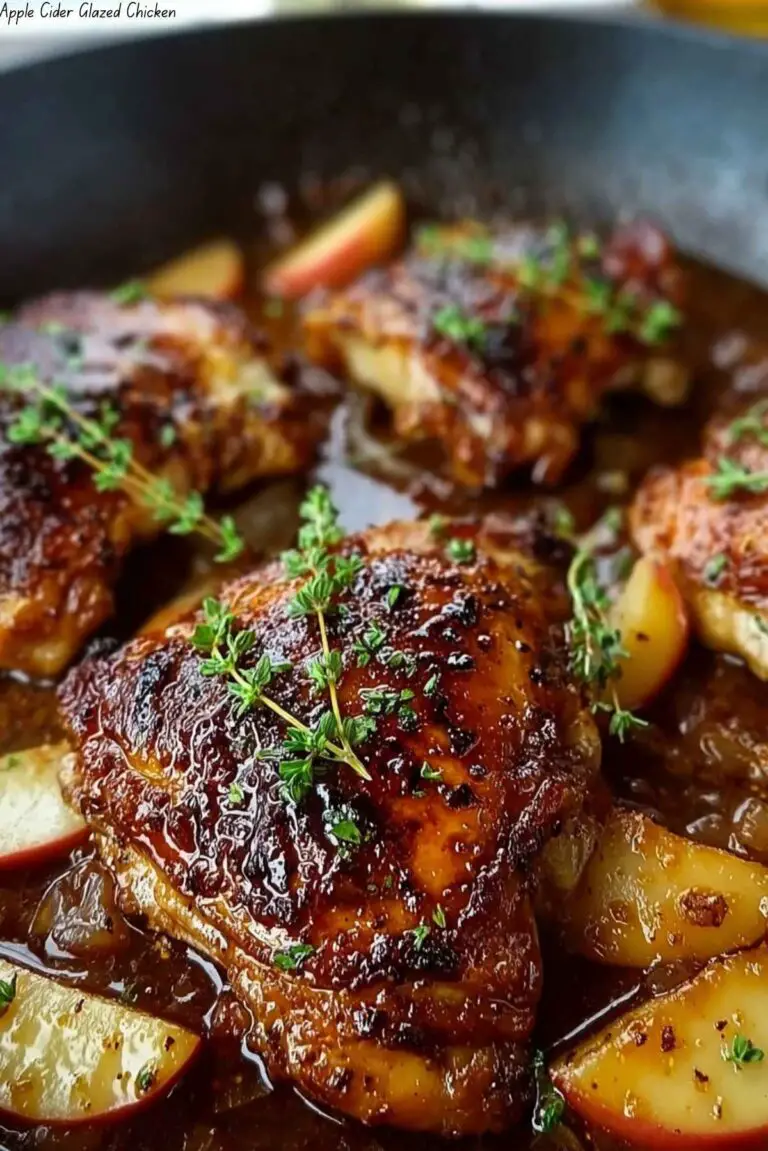 Apple Cider Glazed Chicken