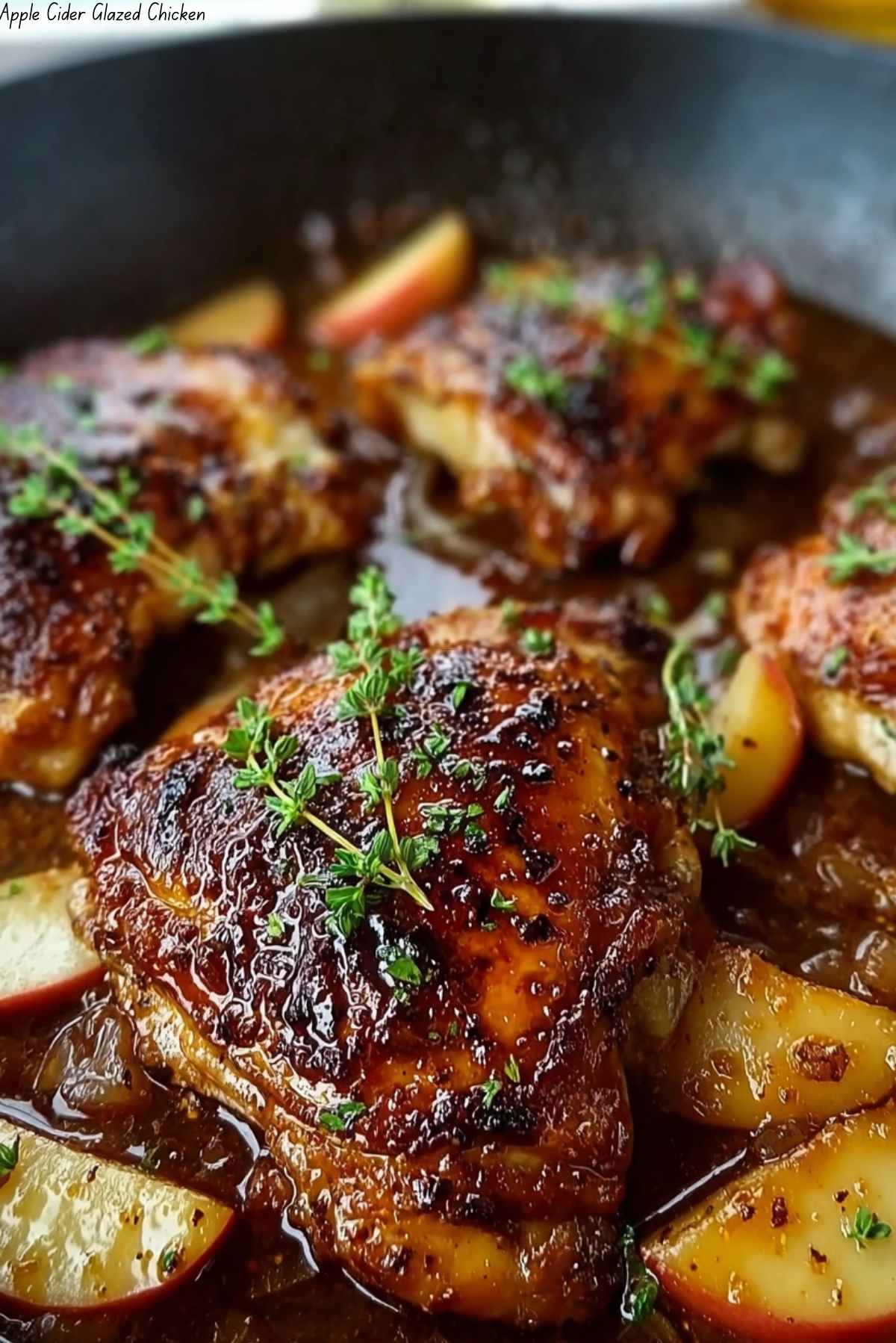 Apple Cider Glazed Chicken