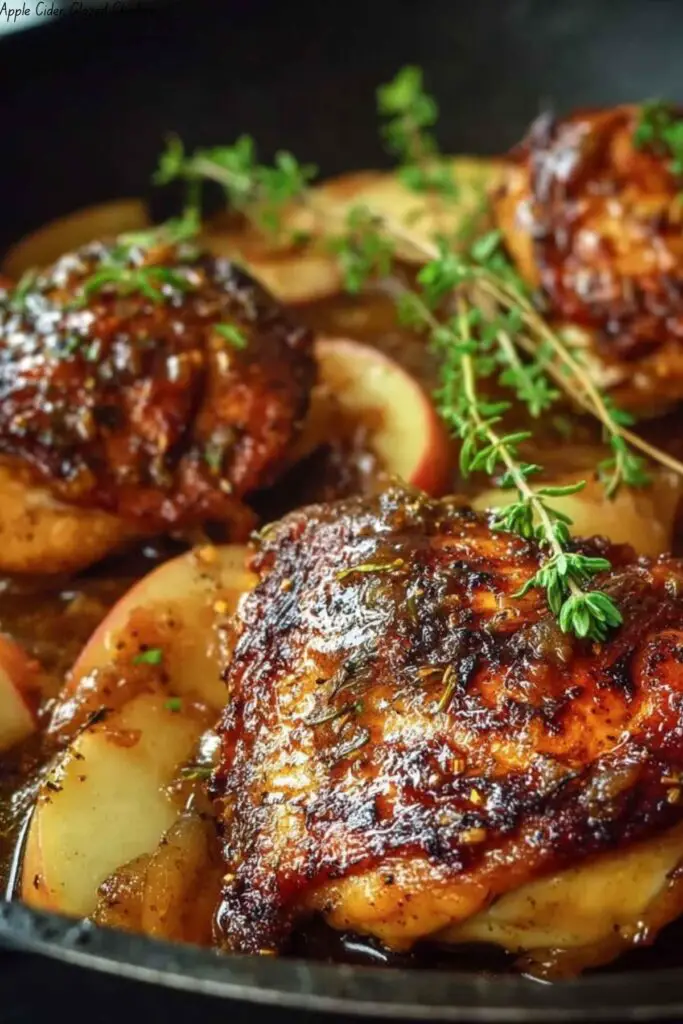 Apple Cider Glazed Chicken