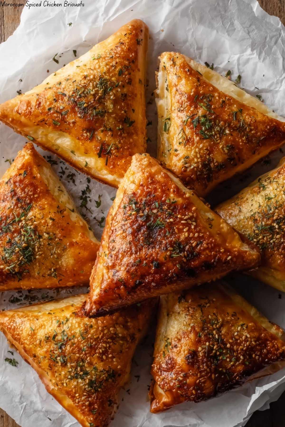 Moroccan Spiced Chicken Briouats 3 Moroccan Spiced Chicken Briouats