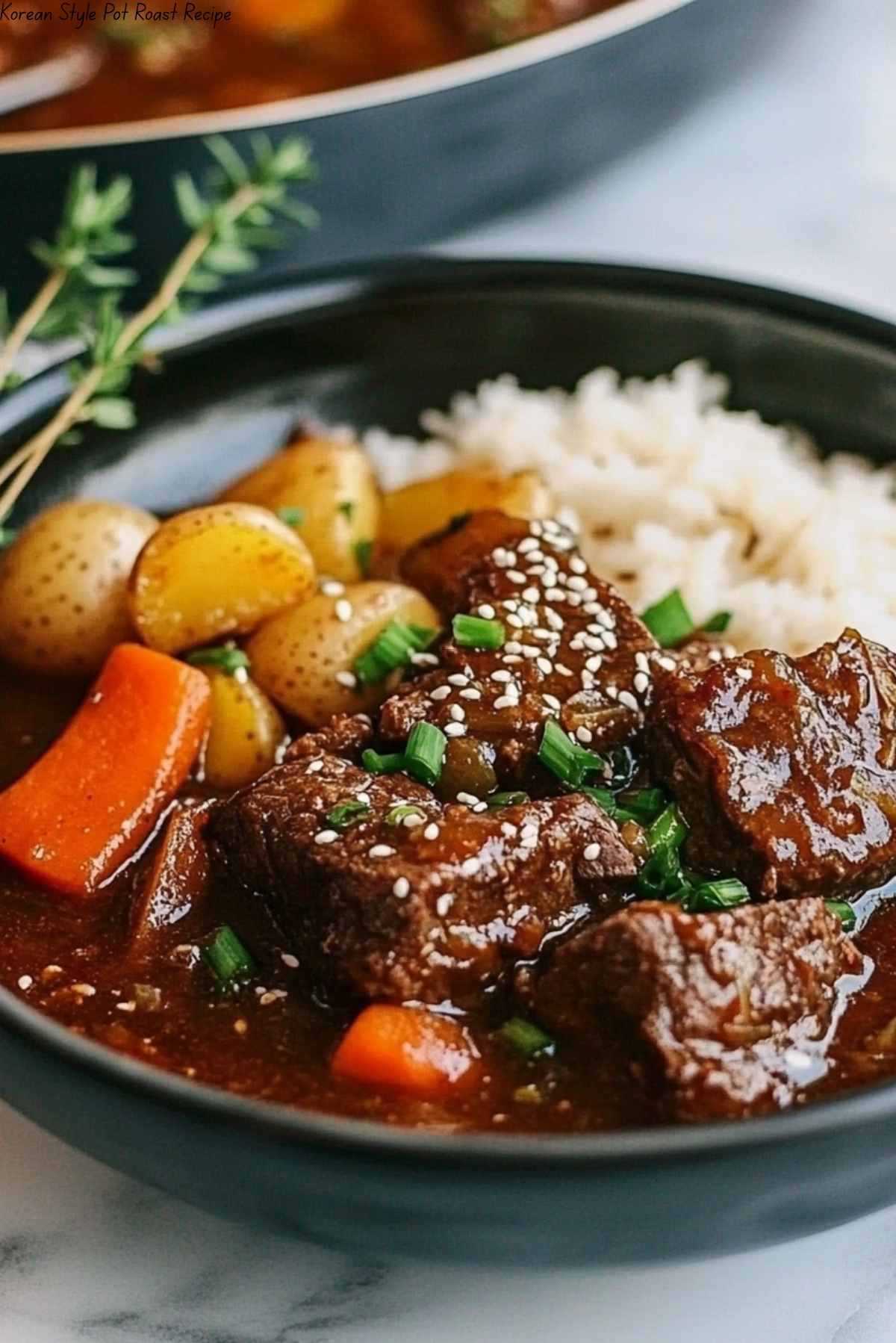 Korean Style Pot Roast Recipe