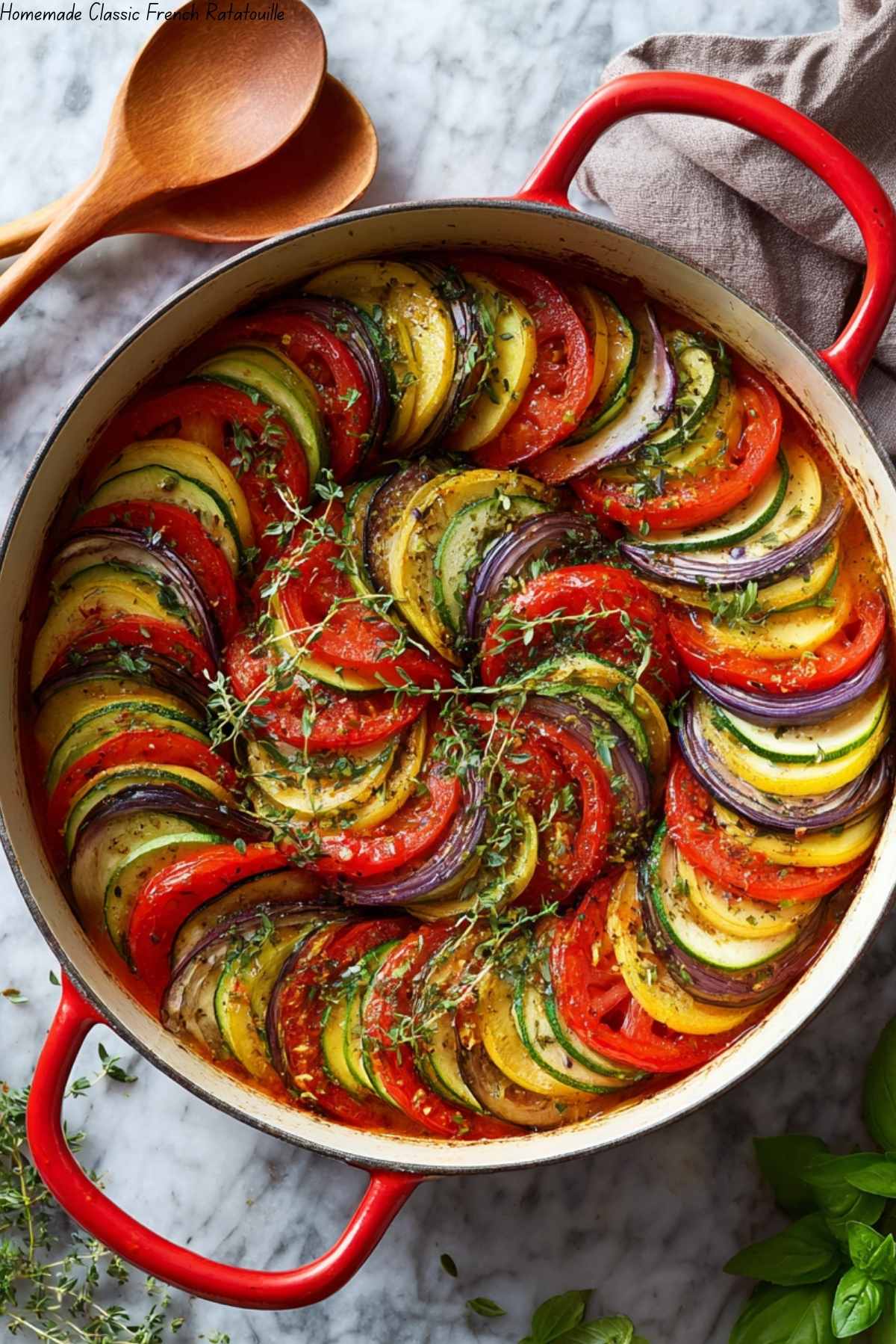 Homemade Classic French Ratatouille