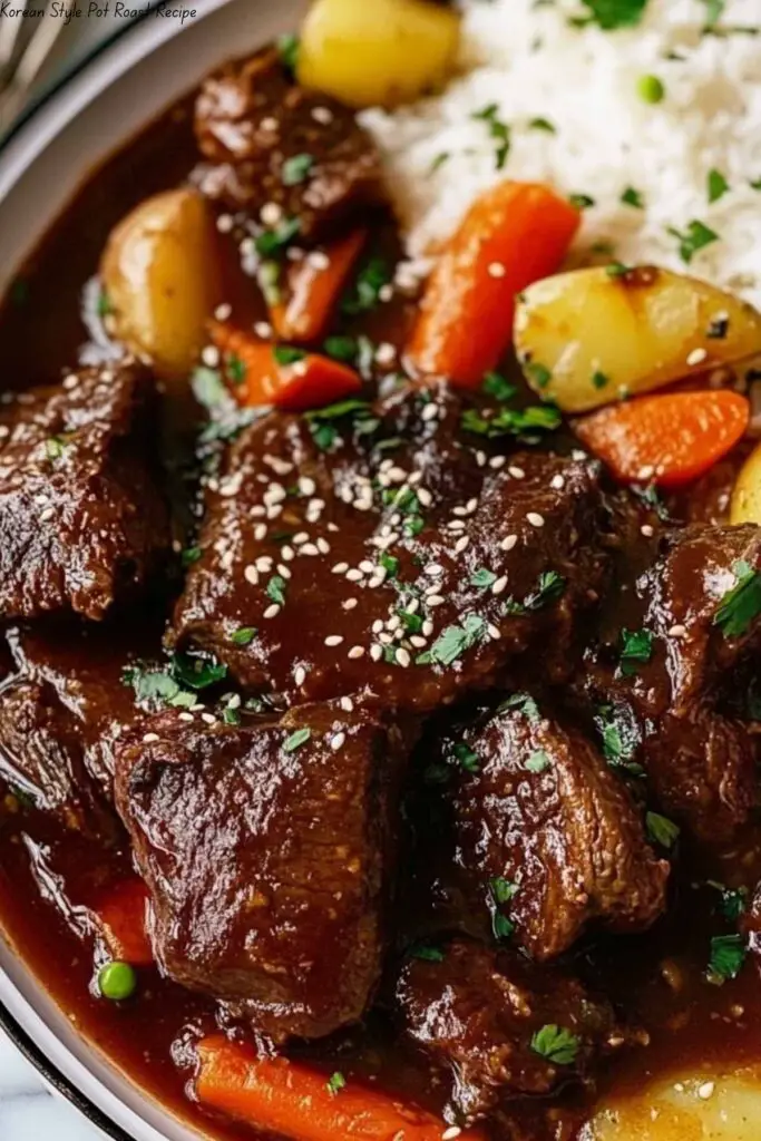Korean Style Pot Roast Recipe