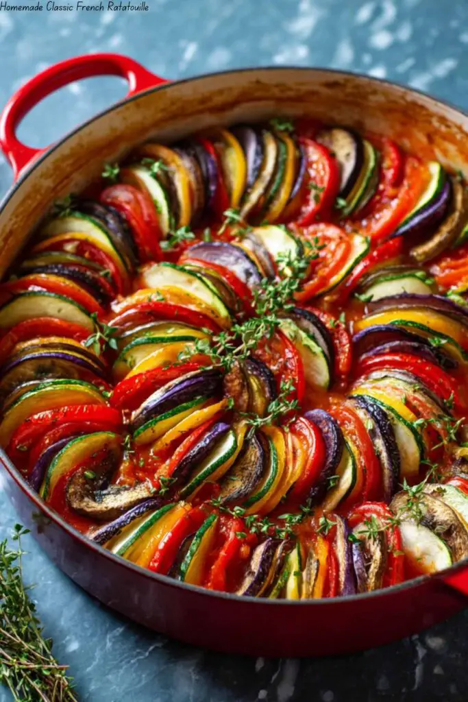 Homemade Classic French Ratatouille
