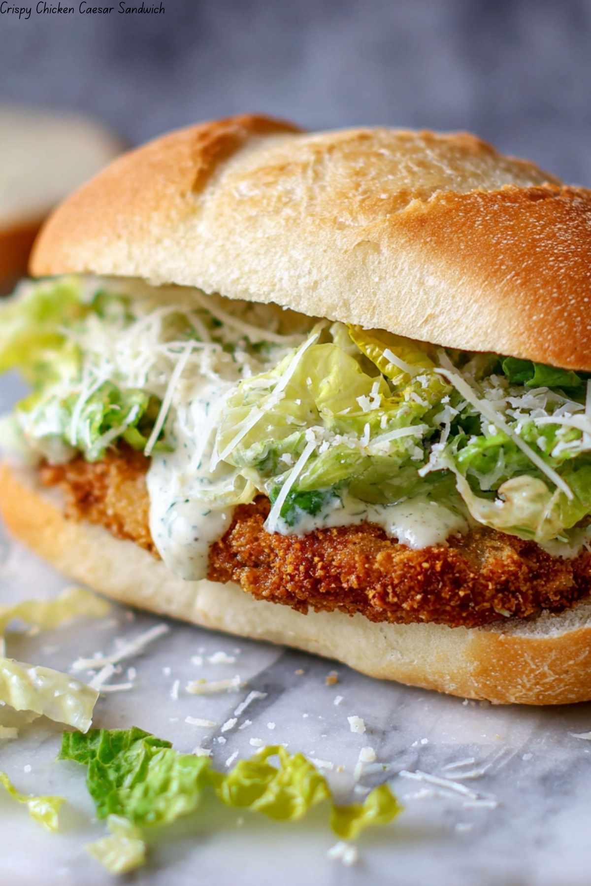 Crispy Chicken Caesar Sandwich
