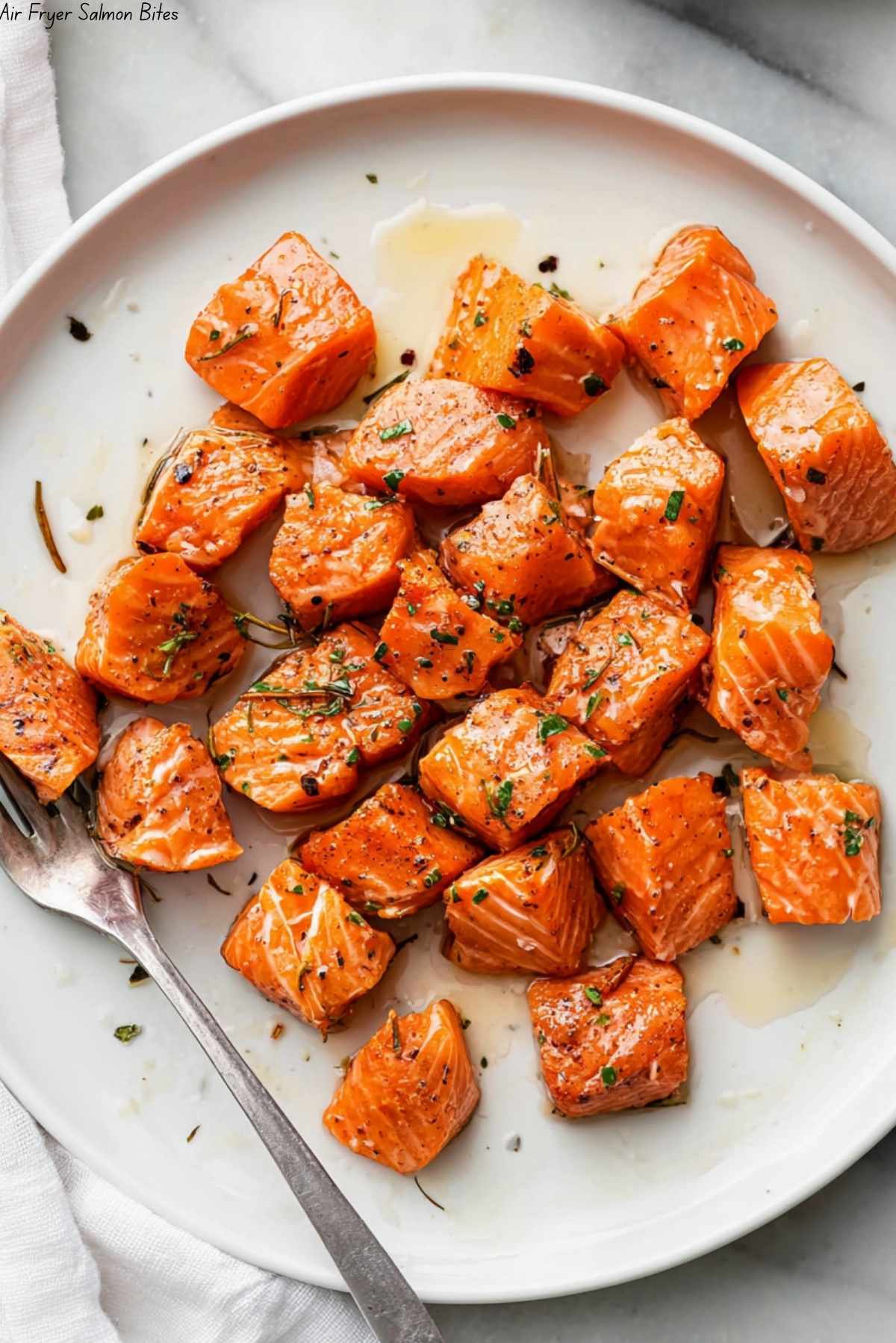 Air Fryer Salmon Bites 3 Air Fryer Salmon Bites