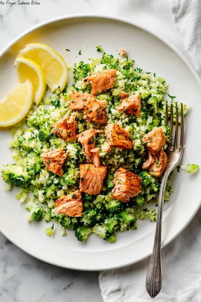 Air Fryer Salmon Bites 4 Air Fryer Salmon Bites