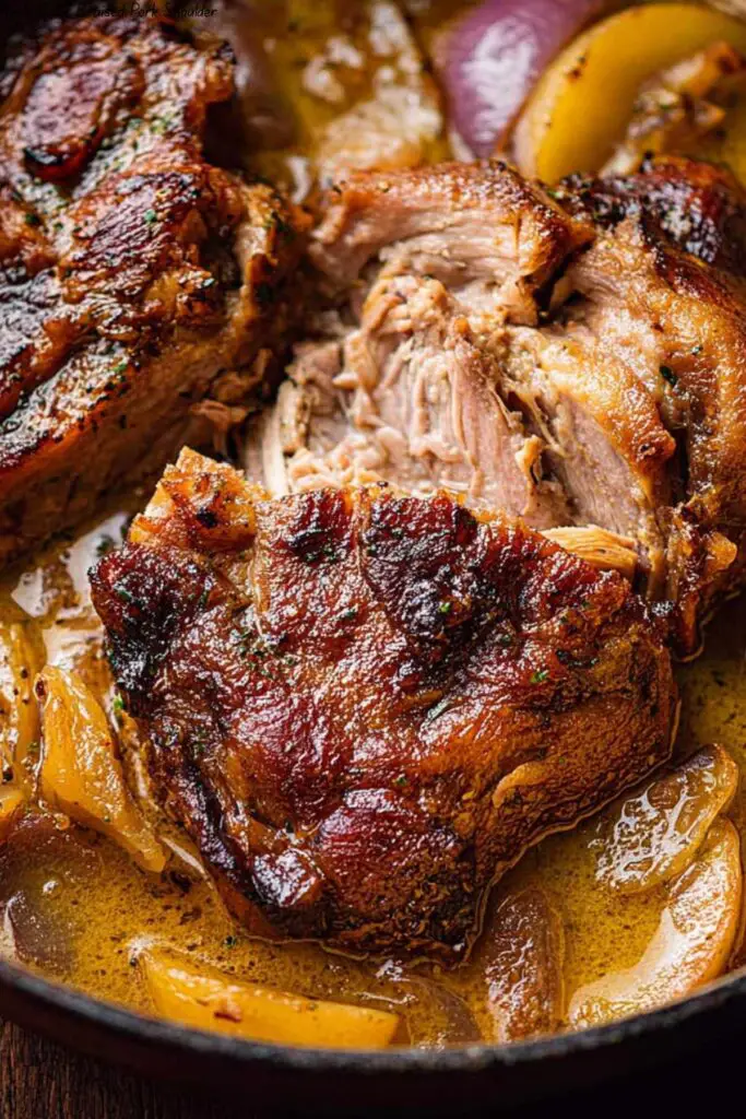 Apple Cider Braised Pork Shoulder 4 Apple Cider Braised Pork Shoulder