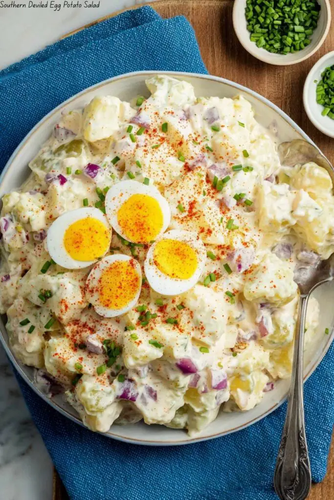 Southern Deviled Egg Potato Salad
