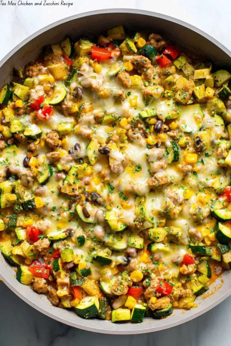 Tex Mex Chicken and Zucchini Recipe