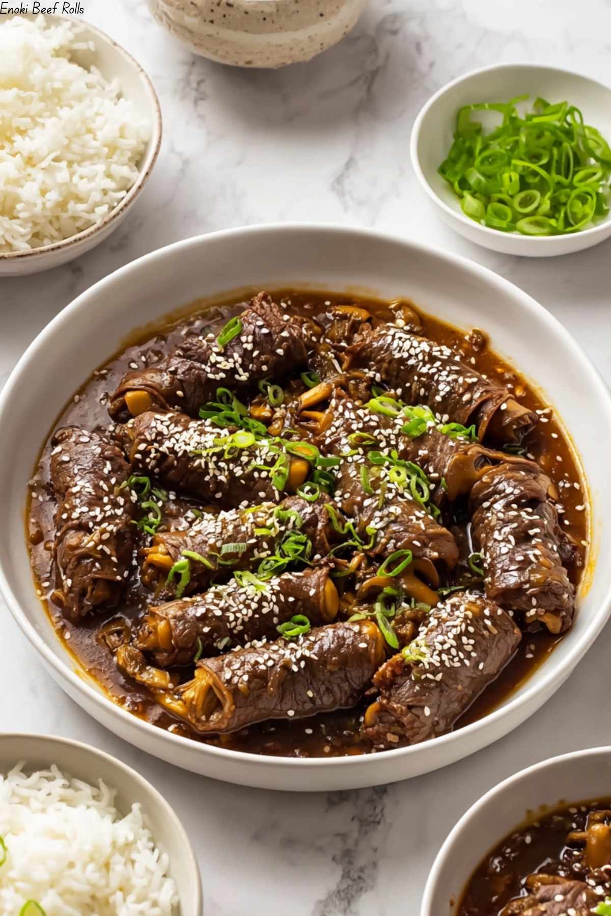 Enoki Beef Rolls 3 Enoki Beef Rolls