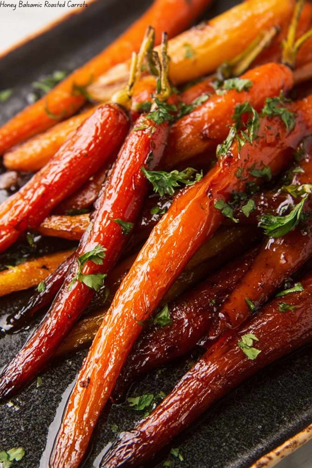 Honey Balsamic Roasted Carrots