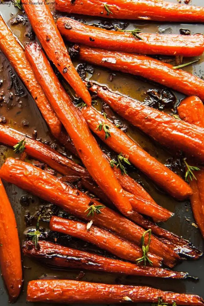 Honey Balsamic Roasted Carrots