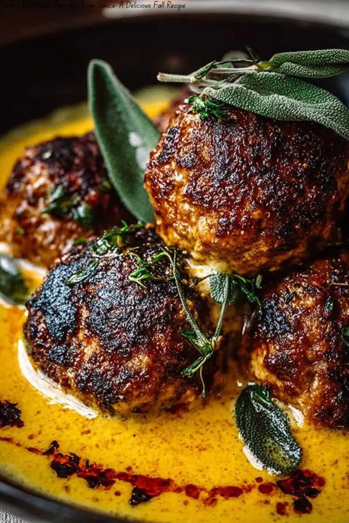 Turkey Meatballs Pumpkin Sage Sauce: A Delicious Fall Recipe 4 Turkey Meatballs Pumpkin Sage Sauce: A Delicious Fall Recipe