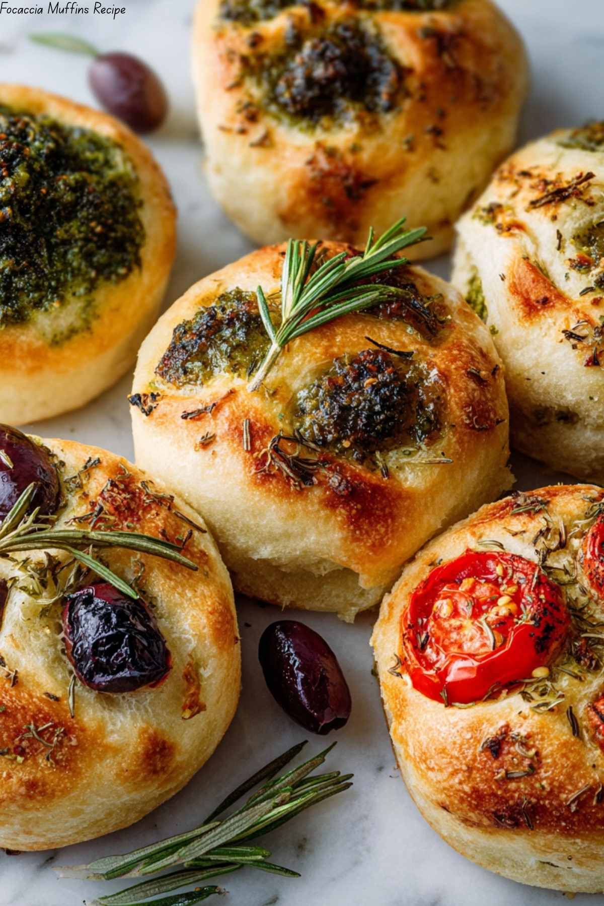 Focaccia Muffins Recipe