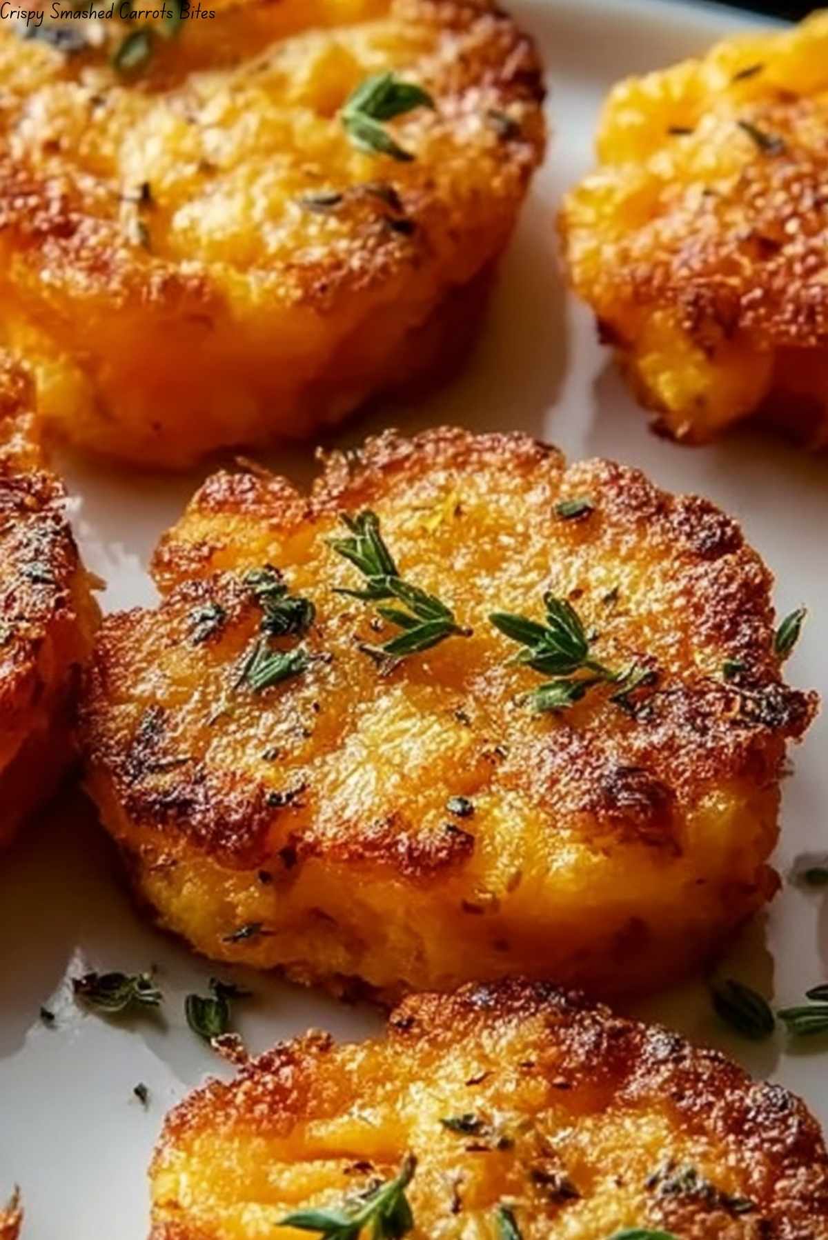 Crispy Smashed Carrots Bites