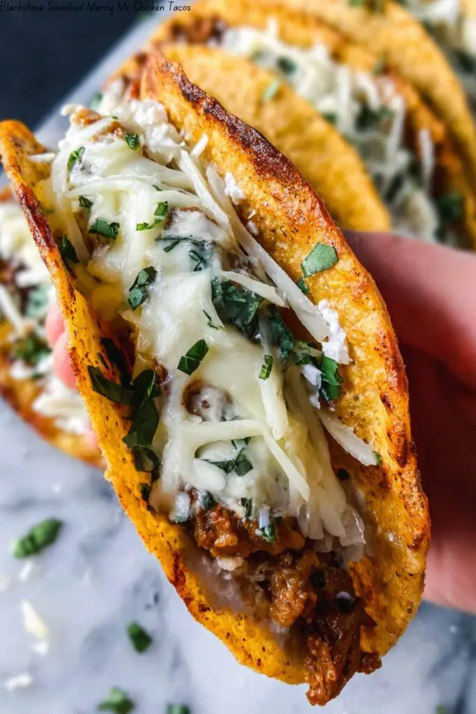 Blackstone Smashed Marry Me Chicken Tacos 4 Blackstone Smashed Marry Me Chicken Tacos