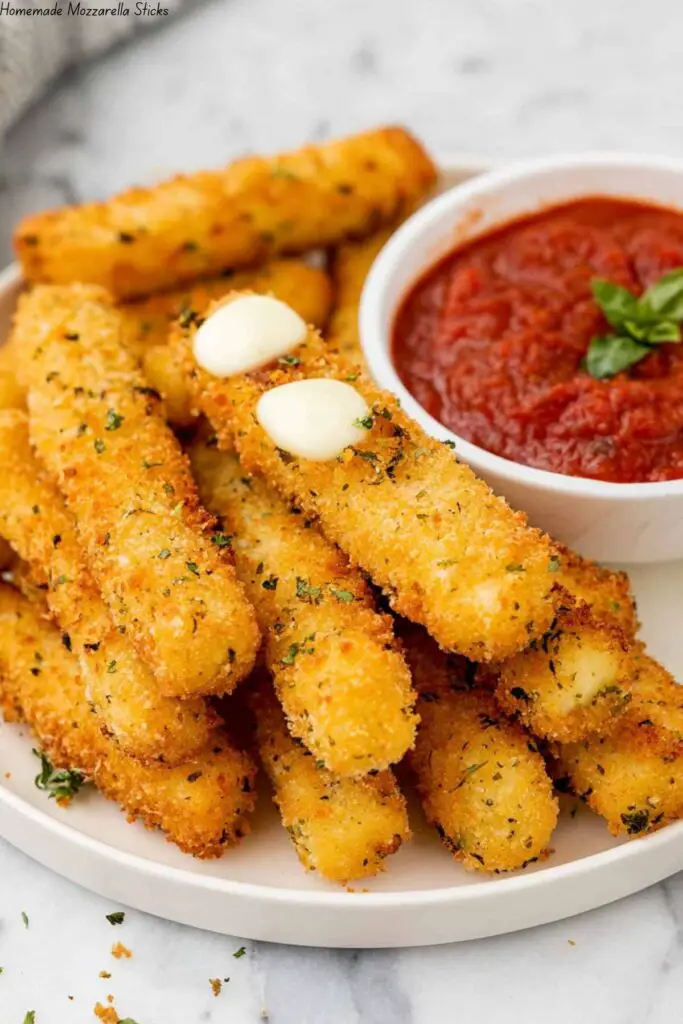 Homemade Mozzarella Sticks 4 Homemade Mozzarella Sticks