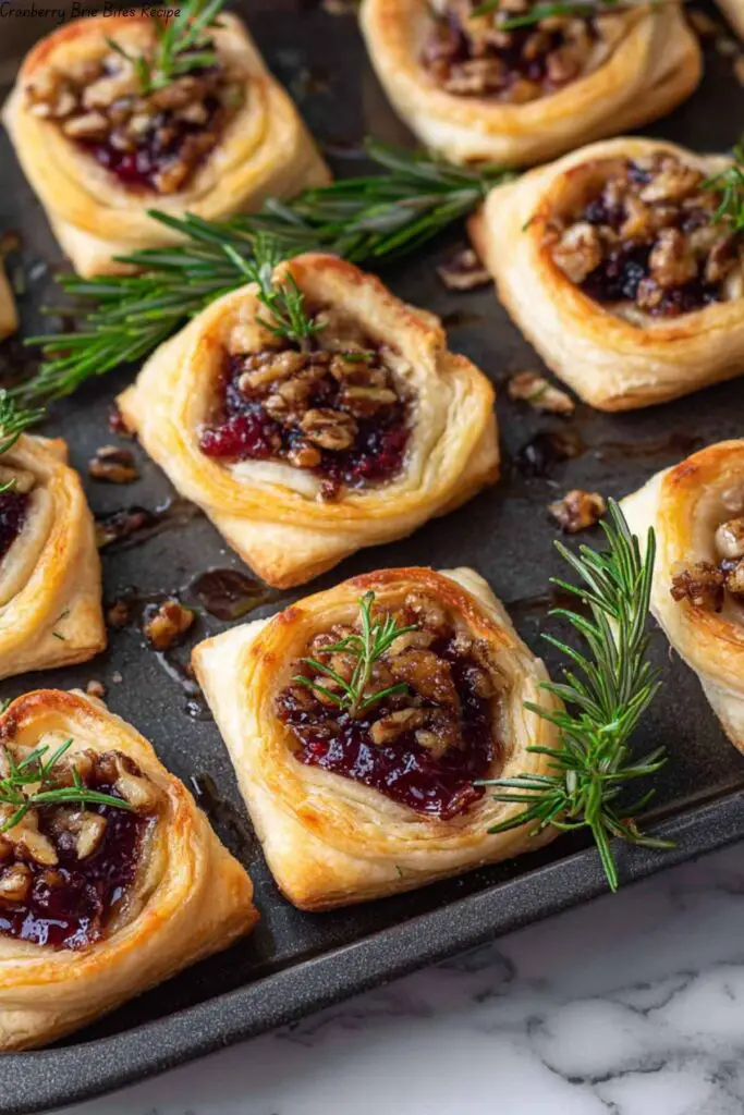 Cranberry Brie Bites Recipe