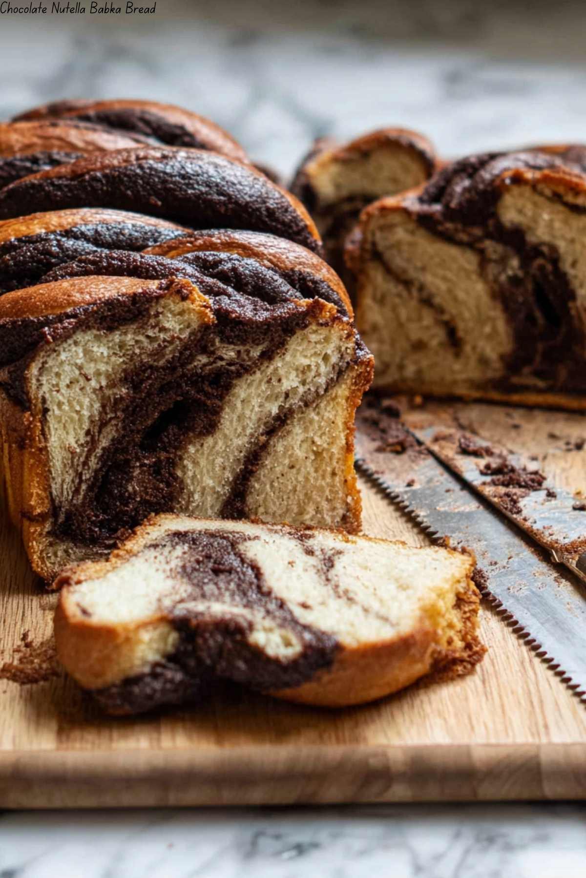 Chocolate Nutella Babka Bread