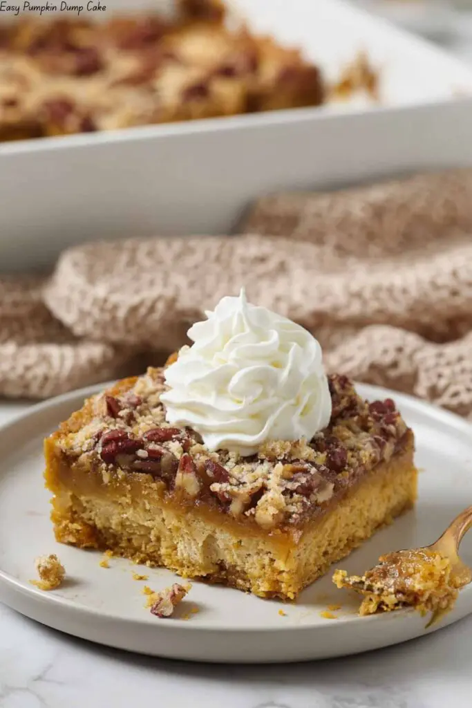 Easy Pumpkin Dump Cake