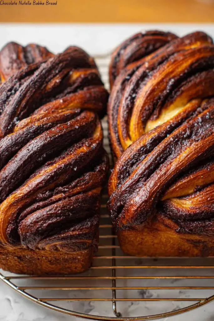 Chocolate Nutella Babka Bread