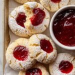 Lemon Cookies with Raspberry Curd