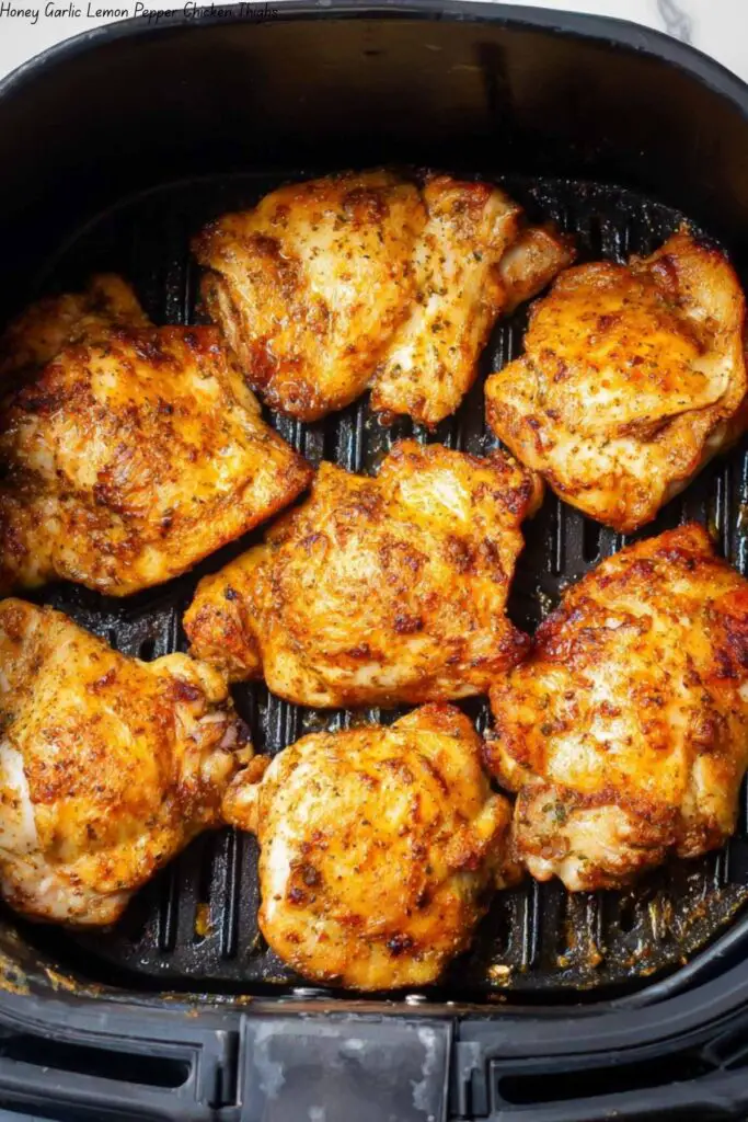 Honey Garlic Lemon Pepper Chicken Thighs