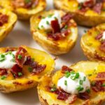 Crispy Loaded Potato Skins Recipe 5 Crispy Loaded Potato Skins Recipe