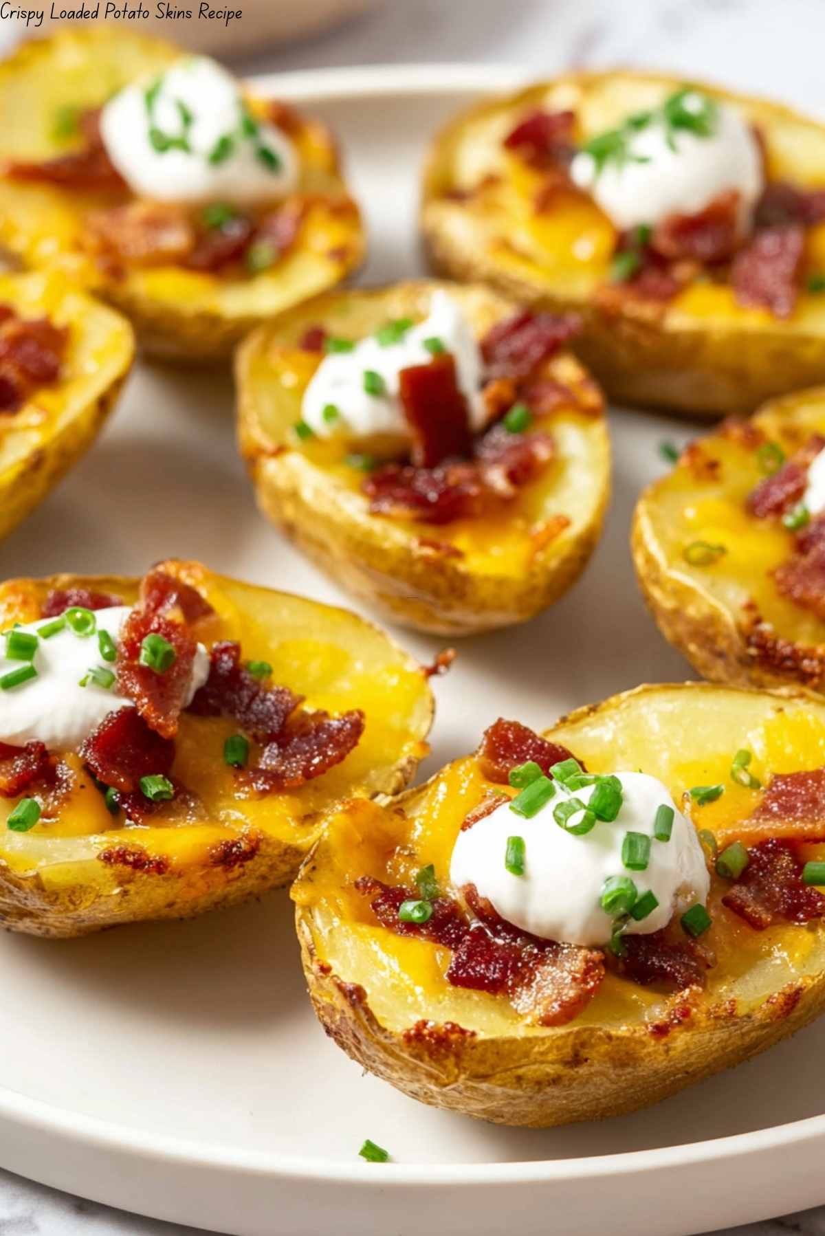 Crispy Loaded Potato Skins Recipe