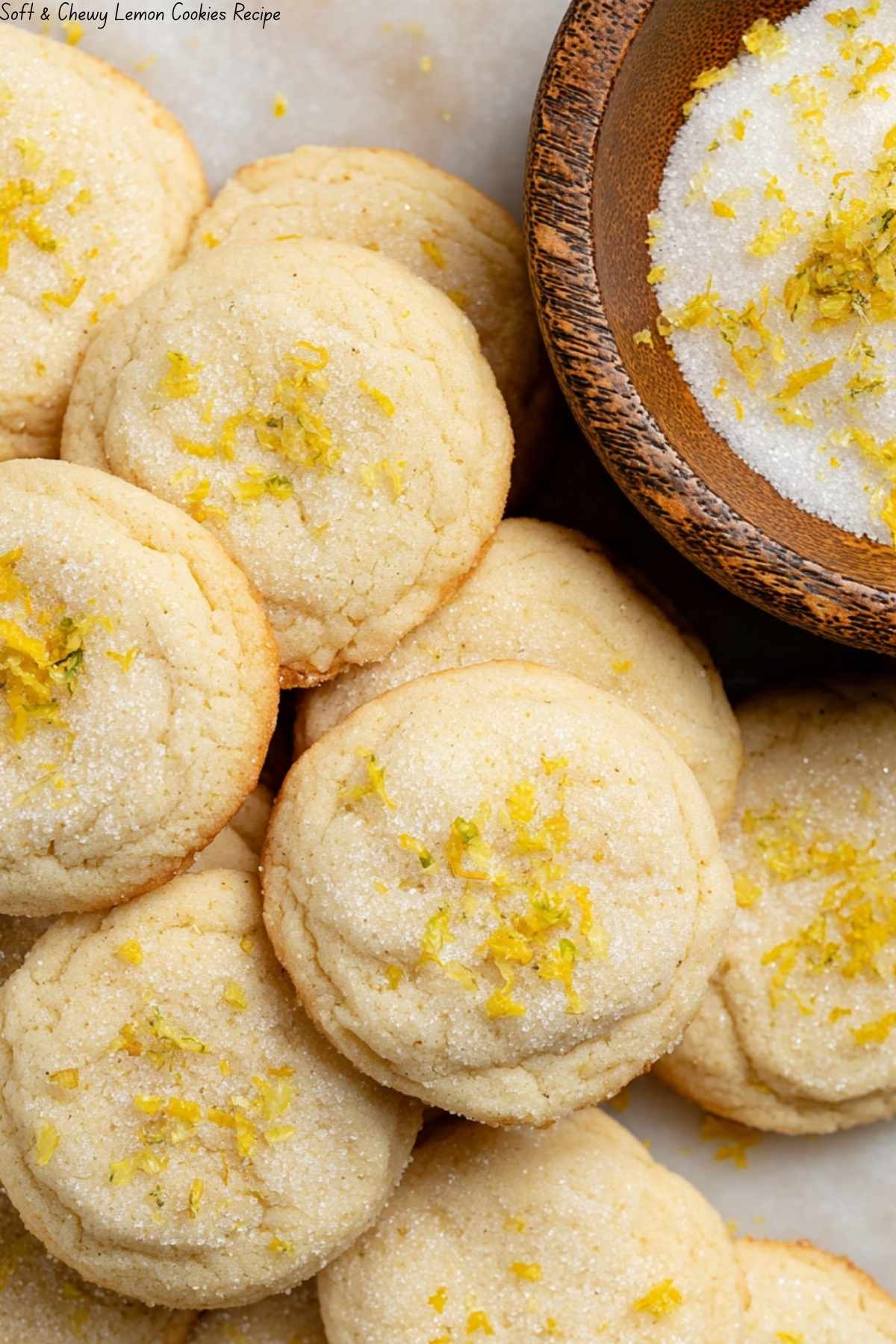Soft & Chewy Lemon Cookies Recipe