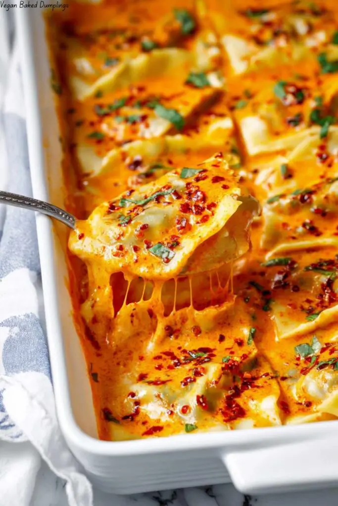 Vegan Baked Dumplings