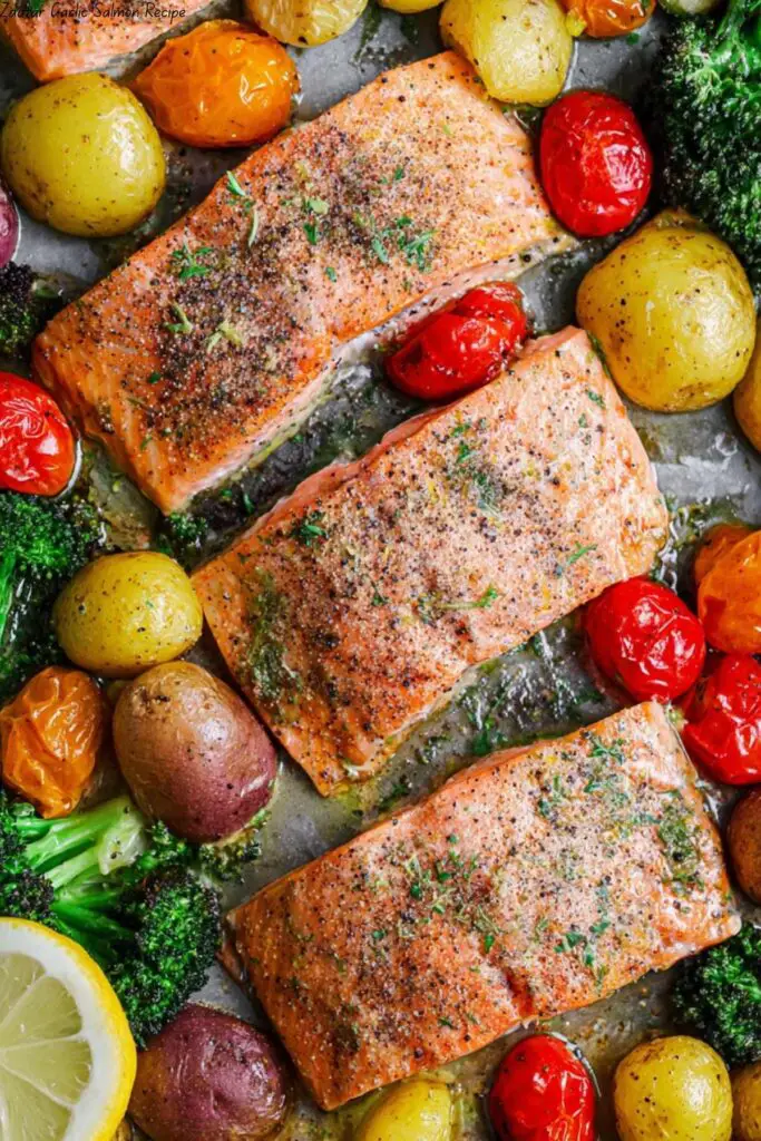Za’atar Garlic Salmon Recipe