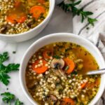 Vegan Beef Barley Soup