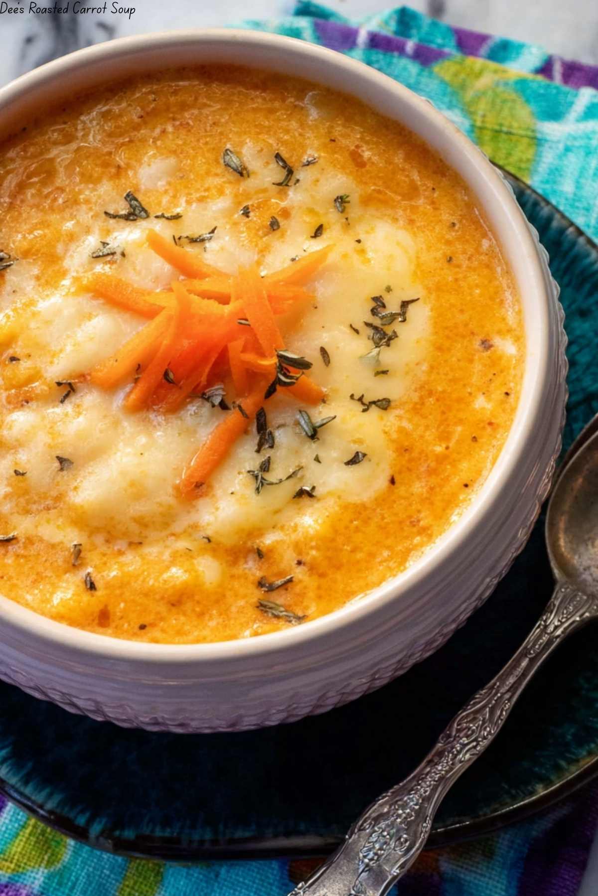 Dee's Roasted Carrot Soup 3 Dee's Roasted Carrot Soup