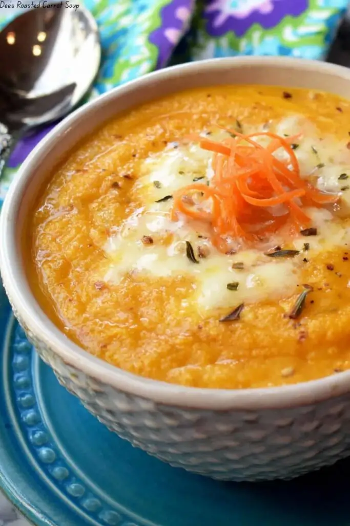 Dee's Roasted Carrot Soup 4 Dee's Roasted Carrot Soup