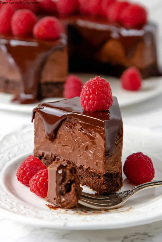 Vegan Chocolate Cheesecake