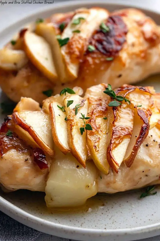 Apple and Brie Stuffed Chicken Breast