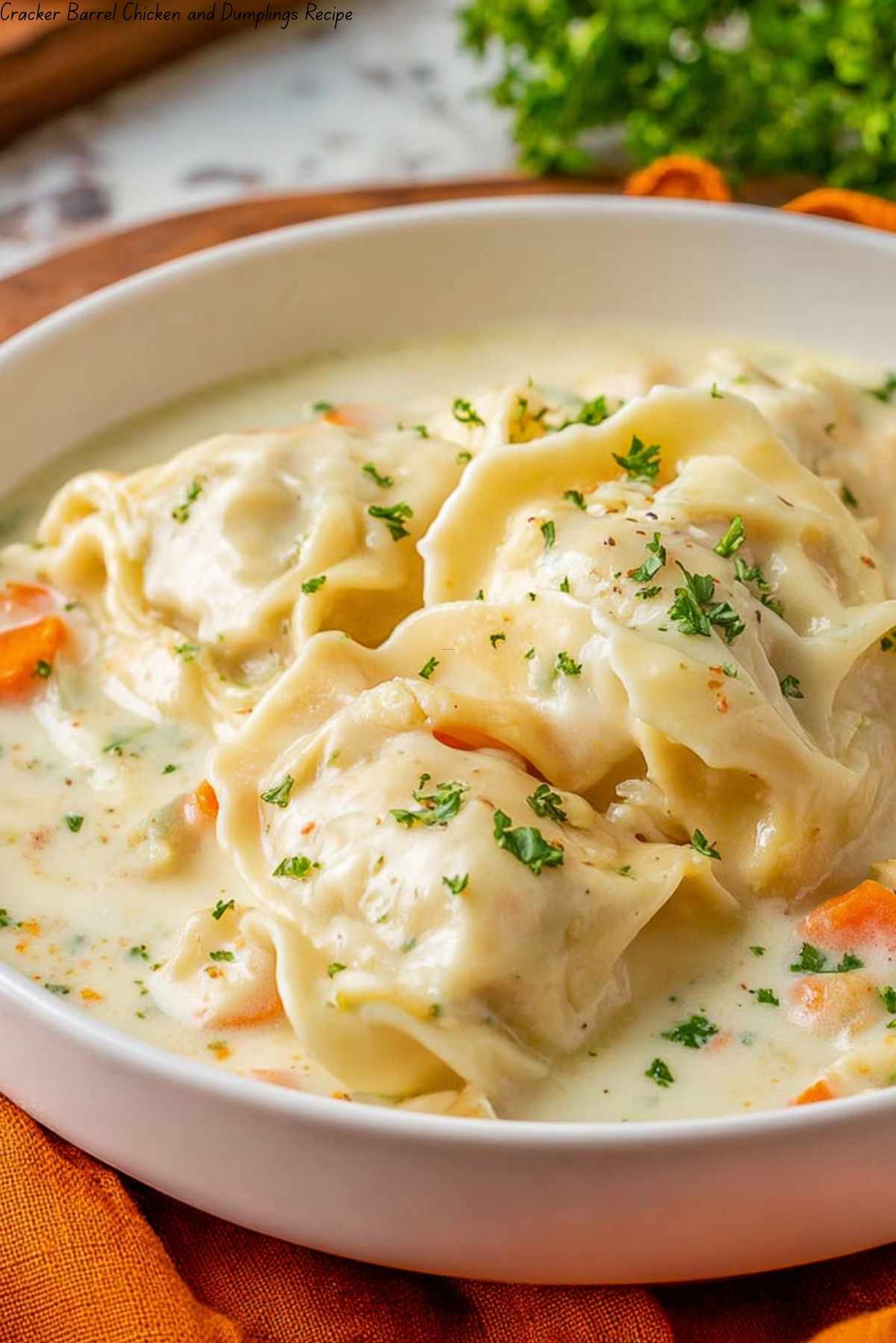 Cracker Barrel Chicken and Dumplings Recipe