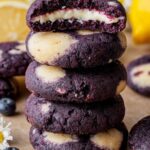 Lemon Blueberry Cheesecake Cookies with Bursting Berries 5 Lemon Blueberry Cheesecake Cookies with Bursting Berries