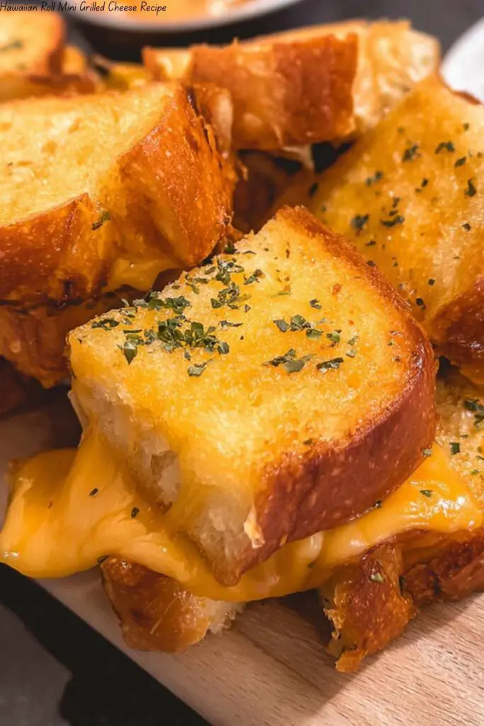 Hawaiian Roll Mini Grilled Cheese Recipe