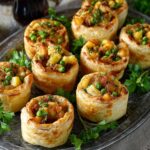 Spiced Potato Puff Pastry Baskets