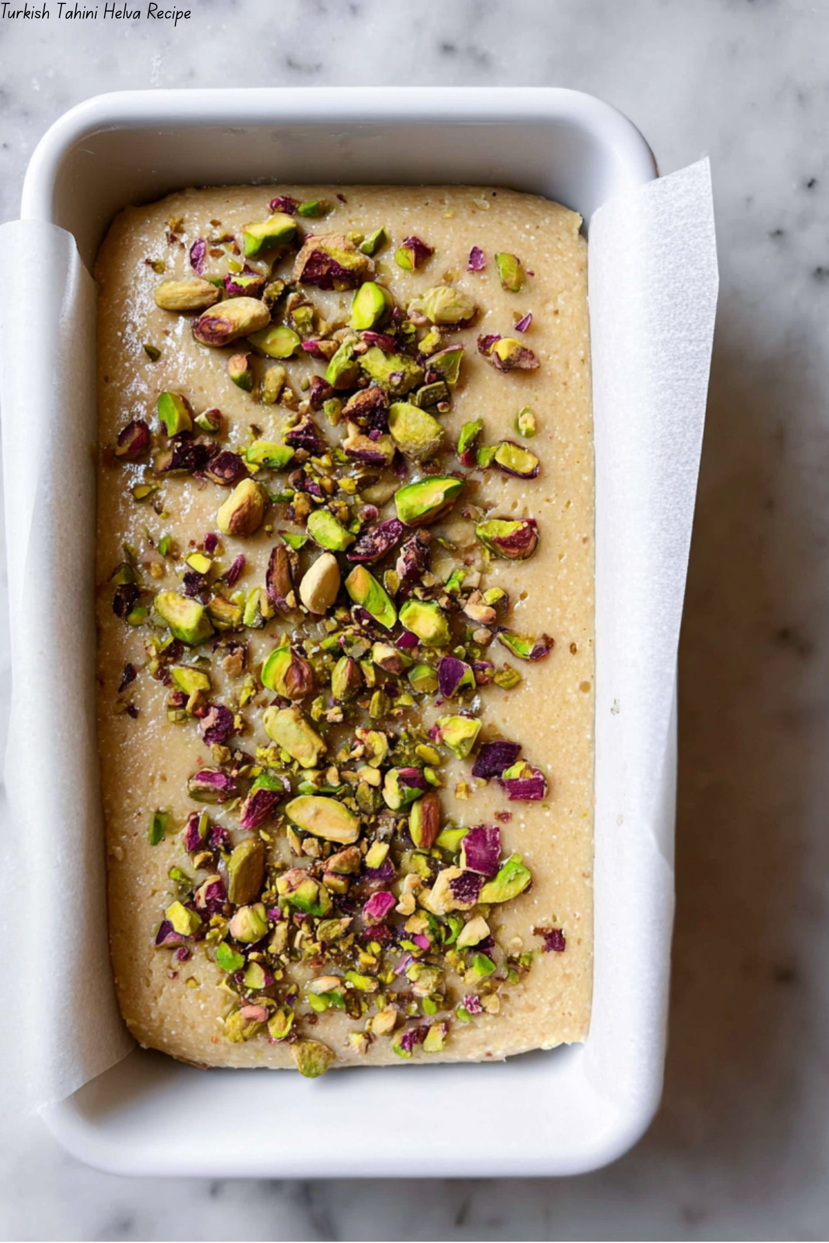 Turkish Tahini Helva Recipe