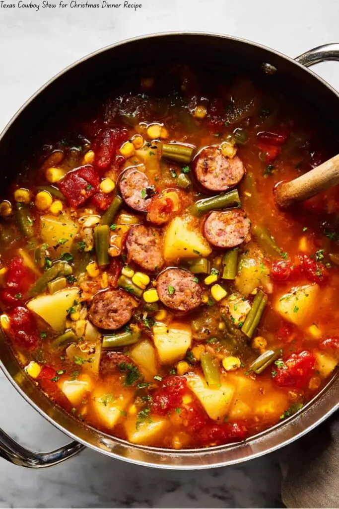 Texas Cowboy Stew For Christmas Dinner