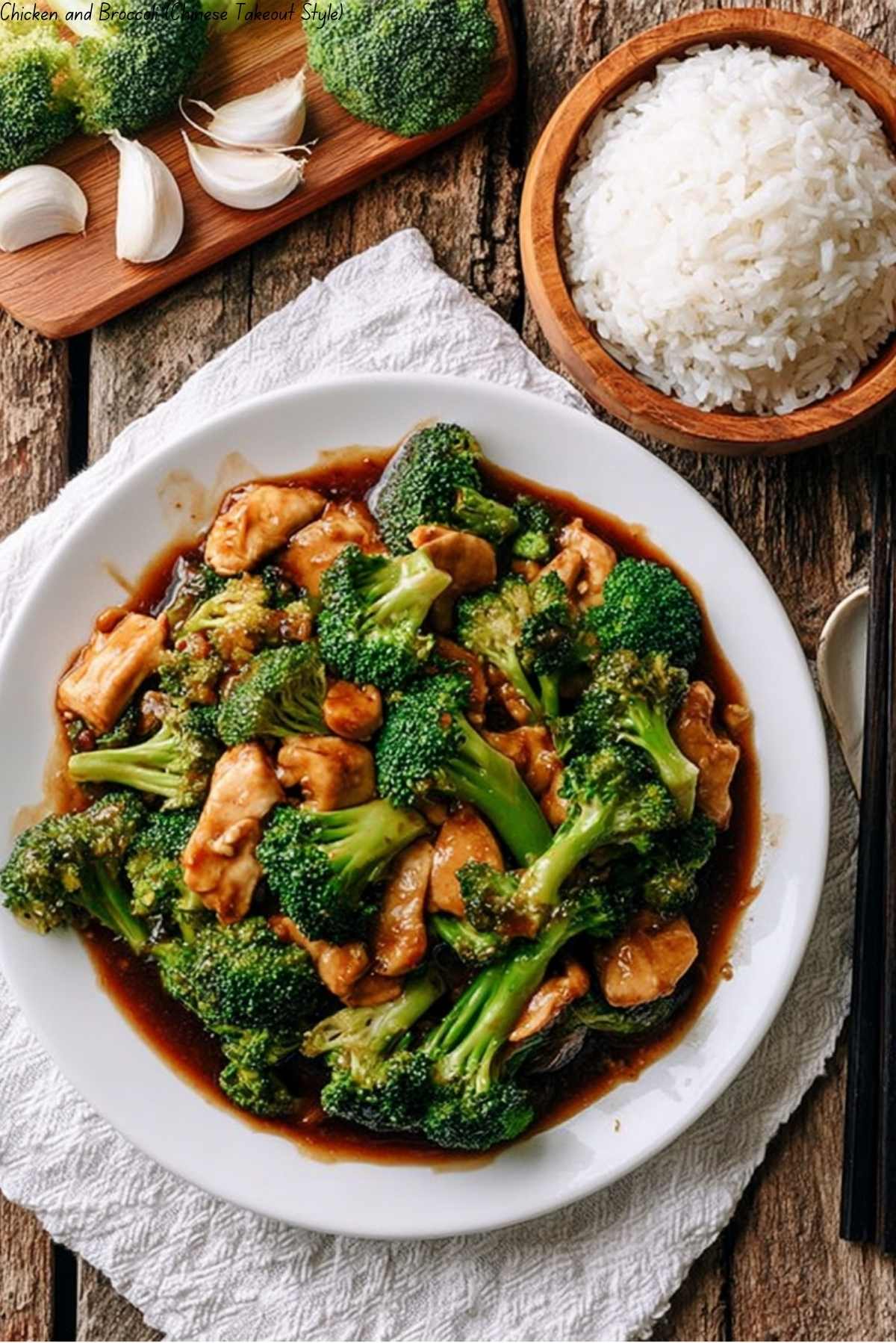 Chicken and Broccoli (Chinese Takeout Style)