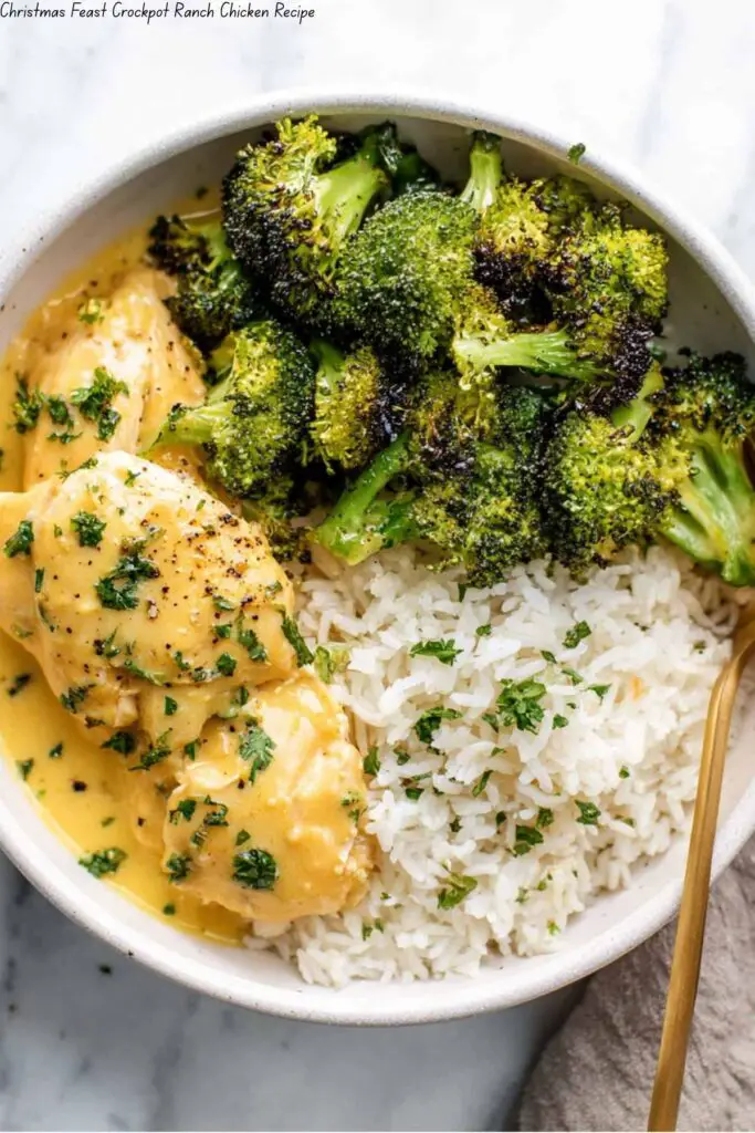 Christmas Feast Crockpot Ranch Chicken Recipe
